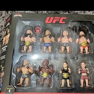 PMI UFC Octagon Fighters Collectible Fights 8 Figure Set Brand New Unopened